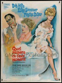 7j390 BOY DID I GET A WRONG NUMBER French 24x32 '67 Bob Hope & Phyllis Diller, sexiest Elke Sommer