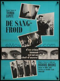 7j417 IN COLD BLOOD French 23x31 '67 Richard Brooks directed, Robert Blake, from Truman Capote!