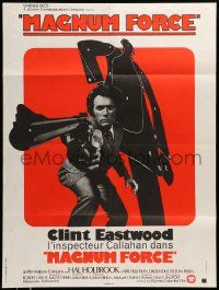 7j428 MAGNUM FORCE French 24x31 '74 Clint Eastwood is Dirty Harry pointing his huge gun!