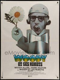 7j453 SLEEPER French 24x32 '74 wacky robot Woody Allen by Bourduge!