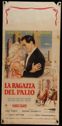 7j306 LOVE SPECIALIST Italian locandina '59 ultra sexy Diana Dors & Vittorio Gassman!