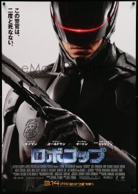 7j928 ROBOCOP advance DS Japanese 29x41 '14 cool close-up of Joel Kinnaman in the title role!