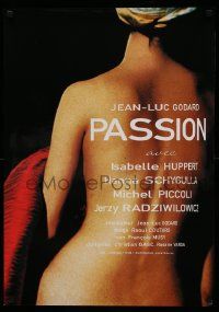 7j975 PASSION Japanese R02 Jean-Luc Godard, Isabelle Huppert, Hanna Schygulla, sexy image!