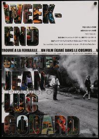 7j999 WEEK END Japanese R02 Jean-Luc Godard, Mireille Darc, different images!