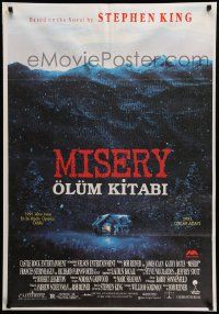 7j368 MISERY Turkish '91 Rob Reiner, Stephen King, William Goldman, James Caan, Kathy Bates