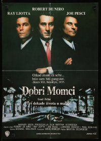 7j594 GOODFELLAS Yugoslavian 18x25 '90 Robert De Niro, Joe Pesci, Ray Liotta, Scorsese classic!
