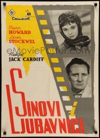 7j633 SONS & LOVERS Yugoslavian 20x27 '60 from D.H. Lawrence's novel, Stockwell & sexy Mary Ure!