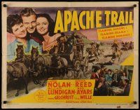 7k015 APACHE TRAIL 1/2sh '42 Lloyd Nolan, Donna Reed, William Lundigan, Native Americans