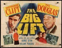 7k031 BIG LIFT 1/2sh '50 artwork of Montgomery Clift, Douglas & Cornell Borchers!