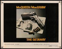7k106 GETAWAY 1/2sh '72 Steve McQueen, Ali McGraw, Sam Peckinpah, cool gun & passports image!