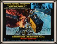 7k271 WHERE EAGLES DARE 1/2sh '68 Clint Eastwood, Richard Burton, Mary Ure!