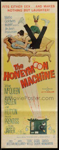 7k505 HONEYMOON MACHINE insert '61 young Steve McQueen has a way to cheat the casino!