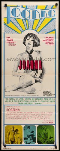 7k564 JOANNA insert '68 Genevieve Waite in the title role, directed and artwork by Michael Sarne!