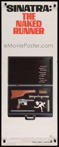 7k677 NAKED RUNNER insert '67 Frank Sinatra, image of sniper rifle gun dismantled in suitcase!