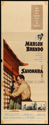 7k756 SAYONARA insert '57 Marlon Brando, Miiko Taka, Patricia Owens!