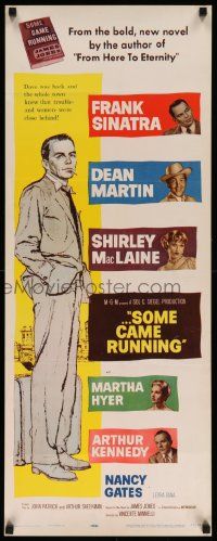 7k817 SOME CAME RUNNING insert '59 art of Frank Sinatra w/Dean Martin, Shirley MacLaine