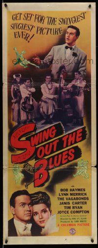 7k836 SWING OUT THE BLUES insert '43 Bob Haymes & Lynn Merrick w/The Vagabonds!