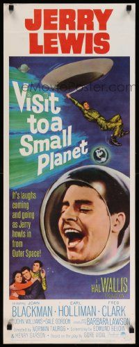 7k896 VISIT TO A SMALL PLANET insert R66 wacky alien Jerry Lewis saucers down to Earth from space!