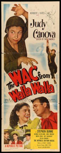 7k901 WAC FROM WALLA WALLA insert '52 many images of wacky Judy Canova, Queen of the Cowgirls!
