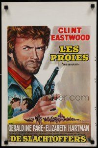 7m021 BEGUILED Belgian '71 completely different art of Clint Eastwood, Don Siegel directed!
