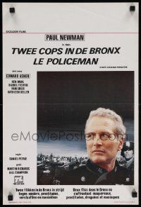 7m089 FORT APACHE THE BRONX Belgian '81 close-up of Paul Newman as New York City cop!