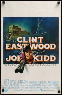 7m135 JOE KIDD Belgian '72 John Sturges, different artwork of Clint Eastwood with shotgun!