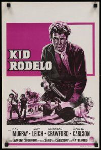 7m141 KID RODELO Belgian '66 different artwork of Don Murray, sexy Janet Leigh!