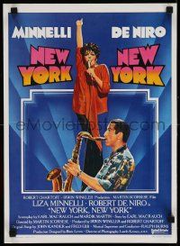 7m206 NEW YORK NEW YORK Belgian '77 Robert De Niro plays sax while Liza Minnelli sings!