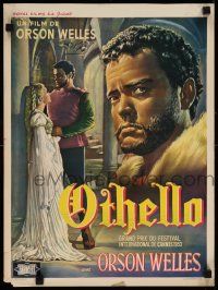 7m220 OTHELLO Belgian '52 different art of Orson Welles in the title role, William Shakespeare
