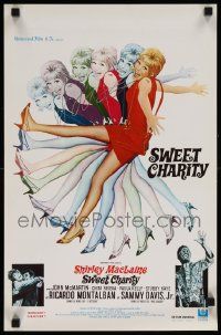 7m256 SWEET CHARITY Belgian '69 Bob Fosse musical starring Shirley MacLaine, different art!