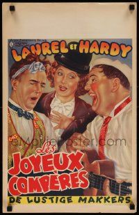 7m262 THEM THAR HILLS Belgian R50s great different art of Laurel & Hardy w/sexy Mae Busch!