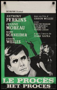 7m272 TRIAL Belgian '63 Orson Welles' Le proces, Anthony Perkins, from Kafka novel!