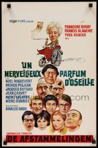 7m279 UN MERVEILLEUX PARFUM D'OSEILLE Belgian '69 completely different artwork of Rosay & cast!