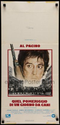 7m461 DOG DAY AFTERNOON Italian locandina '75 Al Pacino, Sidney Lumet bank robbery crime classic!