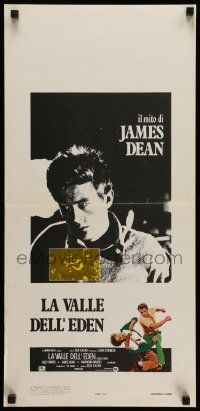 7m474 EAST OF EDEN Italian locandina R80s 1st James Dean, John Steinbeck, directed by Elia Kazan!