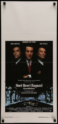 7m545 GOODFELLAS Italian locandina '90 Robert De Niro, Joe Pesci, Ray Liotta, Martin Scorsese!