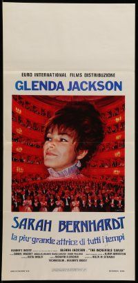 7m594 INCREDIBLE SARAH Italian locandina '78 Colizzi art of Jackson as actress Sarah Bernhardt!
