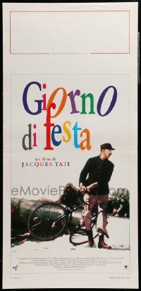 7m620 JOUR DE FETE Italian locandina R95 Jour de fete, Jacques Tati, great image!