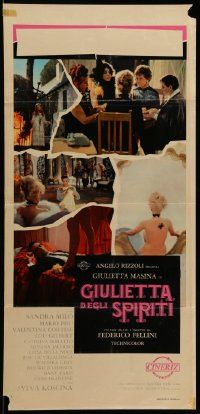 7m626 JULIET OF THE SPIRITS Italian locandina '65 Federico Fellini's Giulietta degli Spiriti!