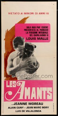 7m686 LOVERS Italian locandina R64 Jeanne Moreau, Louis Malle