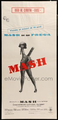 7m709 MASH Italian locandina '70 Elliott Gould, Korean War classic directed by Robert Altman!