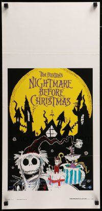 7m745 NIGHTMARE BEFORE CHRISTMAS Italian locandina '94 Tim Burton, Disney, Halloween horror!