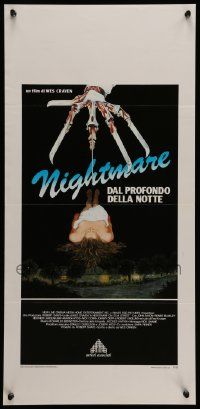 7m747 NIGHTMARE ON ELM STREET Italian locandina '85 Wes Craven, different horror art by Mansur!
