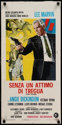 7m790 POINT BLANK Italian locandina '68s Lee Marvin, Angie Dickinson, John Boorman film noir!