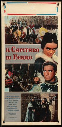 7m809 RAMPAGE OF EVIL Italian locandina '62 different images of sexy Barbara Steele!