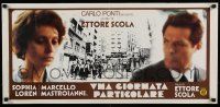 7m884 SPECIAL DAY teaser Italian locandina '77 great image of Sophia Loren & Marcello Mastroianni!