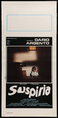 7m899 SUSPIRIA Italian locandina '77 classic Dario Argento horror, terrified Stefania Casini!