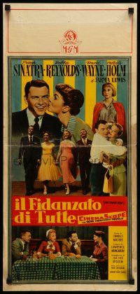 7m910 TENDER TRAP Italian locandina '56 Frank Sinatra, Debbie Reynolds, different images!