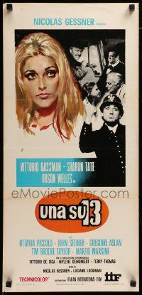 7m941 TWELVE CHAIRS Italian locandina '69 Sharon Tate, Orson Welles, Vittorio De Sica!