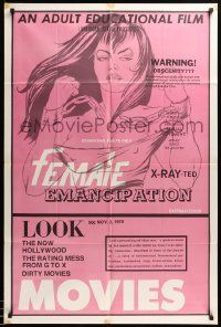 7p308 FEMALE EMANCIPATION 1sh '70 American Sexual Practices, X-RAY-ted!